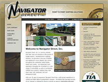 Tablet Screenshot of navigatordirect.com